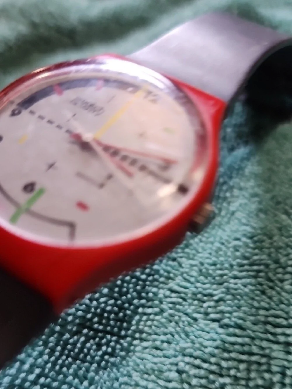 Vintage Swatch Watch 1984 Compu-Tech GR401 Preowned Good Condition